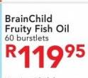 Brain Child Fruity Fish Oil Burstlets-60's 