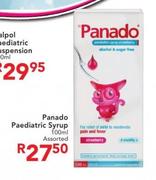 Panado Paediatric Syrup Assorted-100ml