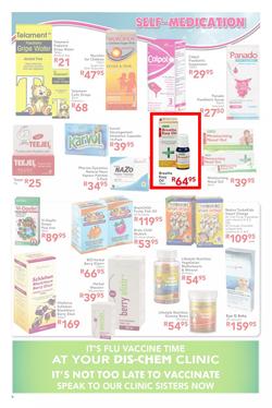 Dischem : Winter Savings (Valid until 10 Aug 2014), page 15