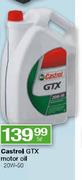 Castrol GTX Motor Oil (20W-50)-5 Ltr