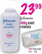 Johnson's Baby Powder -400g Each