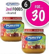 Purity 2nd Foods -6 Piece