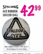 Spalding Ace Rubber Soccer Ball