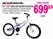 Backtrail 16"/20" Bmx Or Mountain Bike Each
