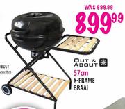 Out & About 57cm X-Frame Braai