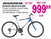 Backtrail 24"/26" Outback Mountain Bike Each