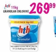 Hth 11kg Granular Chlorine 