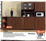 Hilton 4 Piece Kitchen Set