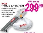 Ryobi Blower Vacuum-2200W