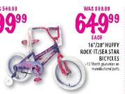 Huffy Rock-IT/Sea Star Bicycles-16"/20"