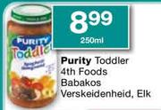 Purity Toddler 4th Foods Babakos Verskeidenheid-250ml Elk