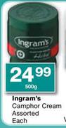 Ingram's Camphor Cream Assorted Each-500g