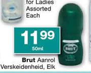 Brut Aanrol Verskeidenheid-50ml Elk