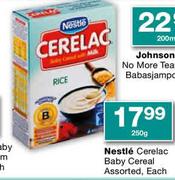 Nestle Cerelac Baby Cereal Assorted Each-250g