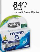 Schick Hydro 5 Razor Blades-4's
