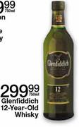 Glenfiddich 12-Year-Old Whisky-750ml