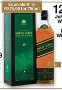 Johnnie Walker Green Label Whisky-1ltr