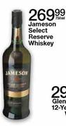 Jameson Select Reserve Whiskey-750ml