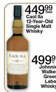 Caol Lla 12-Year-Old Single Malt Whisky-750ml