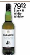 Blakc & White Whisky-750ml