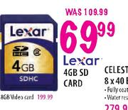 Lexar 4GB SD Card