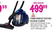 1400W Compact Easyvac Vacuum Cleaner