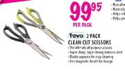 Levo 2 Pack Clean Cut Scissors-per pack