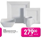Nova 16 Piece Square Dinner Set-per set