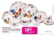 French Rooster Crockery Dinner Plate