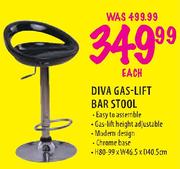 Diva Gas-Lift Bar Stool