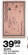 Quality PVC anti-Slipping Mat,Assorted-Each