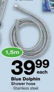 Blue Dolphin Shower Hose-1.5m Each