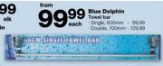 Blue Dolphin Towel Bar Double-700mm Each