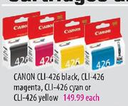 Canon CLI-426 Black/CLI-426 Magenta/CLI-426 Cyan Or CLI-426 Yello
