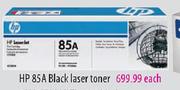 Hp 85A Black Laser Toner Each