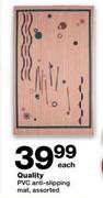 Quality PVC Anti-Slipping Mat Assorted-Each