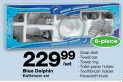 Blue Dolphin Bathroom Set-6 Piece