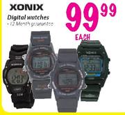 Xonix Digital Watches Each 
