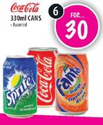 Coca Cola Cans-6x330ml