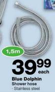 Blue Dolphin Shower Hose-1.5m Each
