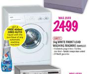Defy 5kg White Front Load Washing Machine (DAW322)