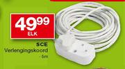 SCE Verlengingskoord-5m Elk