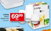 Living Glass Drinks Set-18 Piece