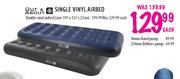 Out & About Double Vinyl Airbed-191 x 137 x 22cm each