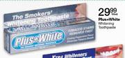 Plus+White Whitening Toothpaste-100ml Each