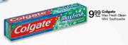 Colgate Max Fresh Clean Mint Toothpaste-75ml Each