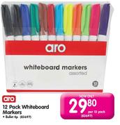 Aro Whiteboard Markers-Per 12 Pack