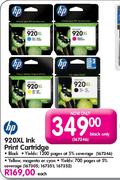 hp 920XL Ink Print Cartridge-Yellow,Magenta or Cyan Each