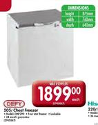 Defy Chest Freezer-205Ltr(DMF290)