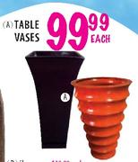 Table Vases-each